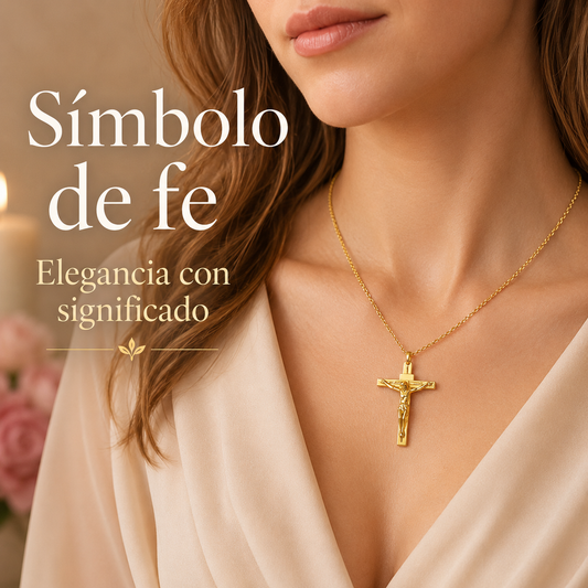 Collar Cruz oro Jewells®