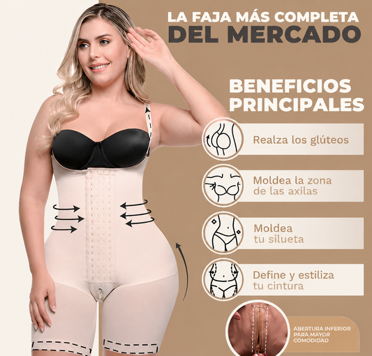 🎁 [PROMOCIÓN DE ANIVERSARIO] Faja Lipo Moldeadora con Varillas